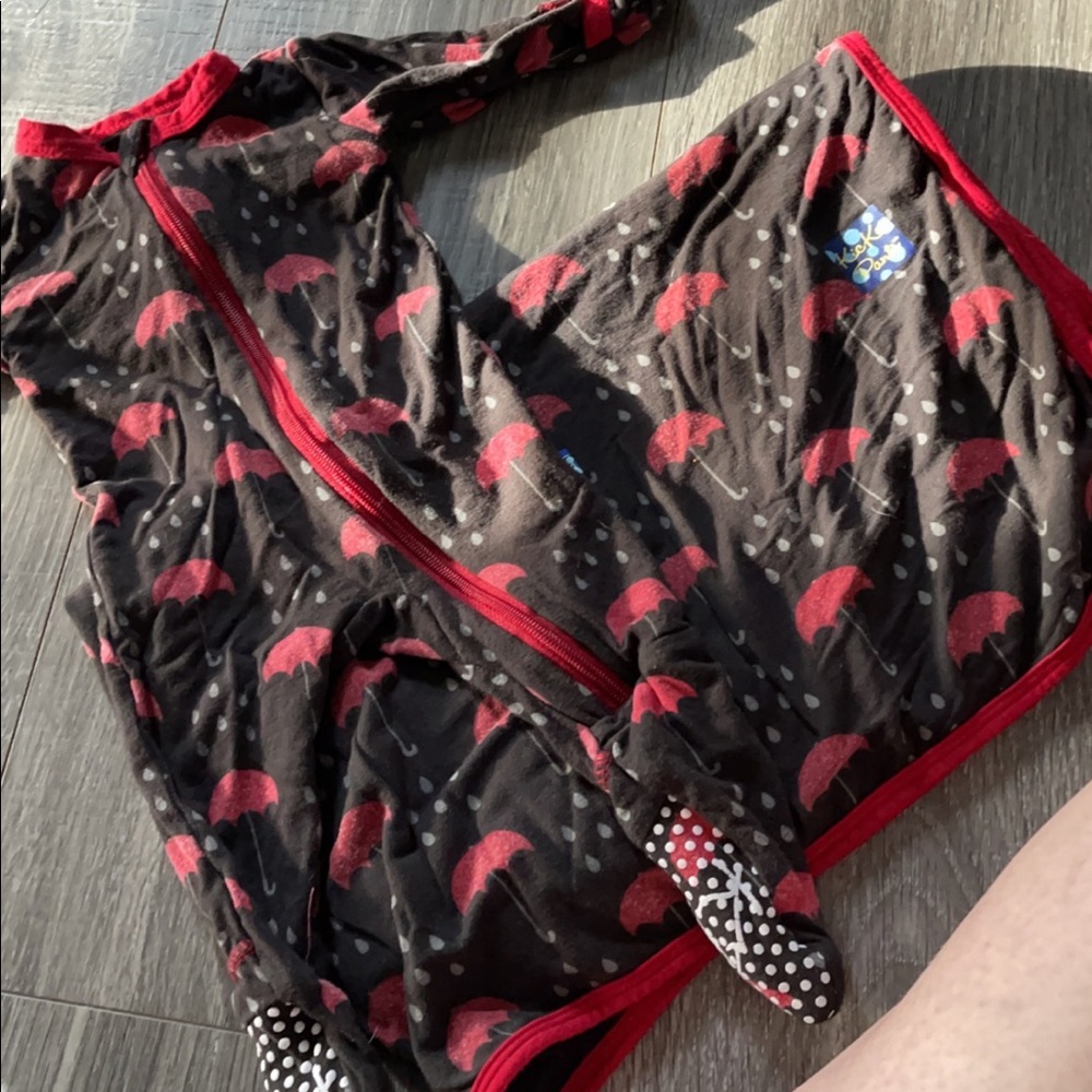 Kickee footie with swaddle